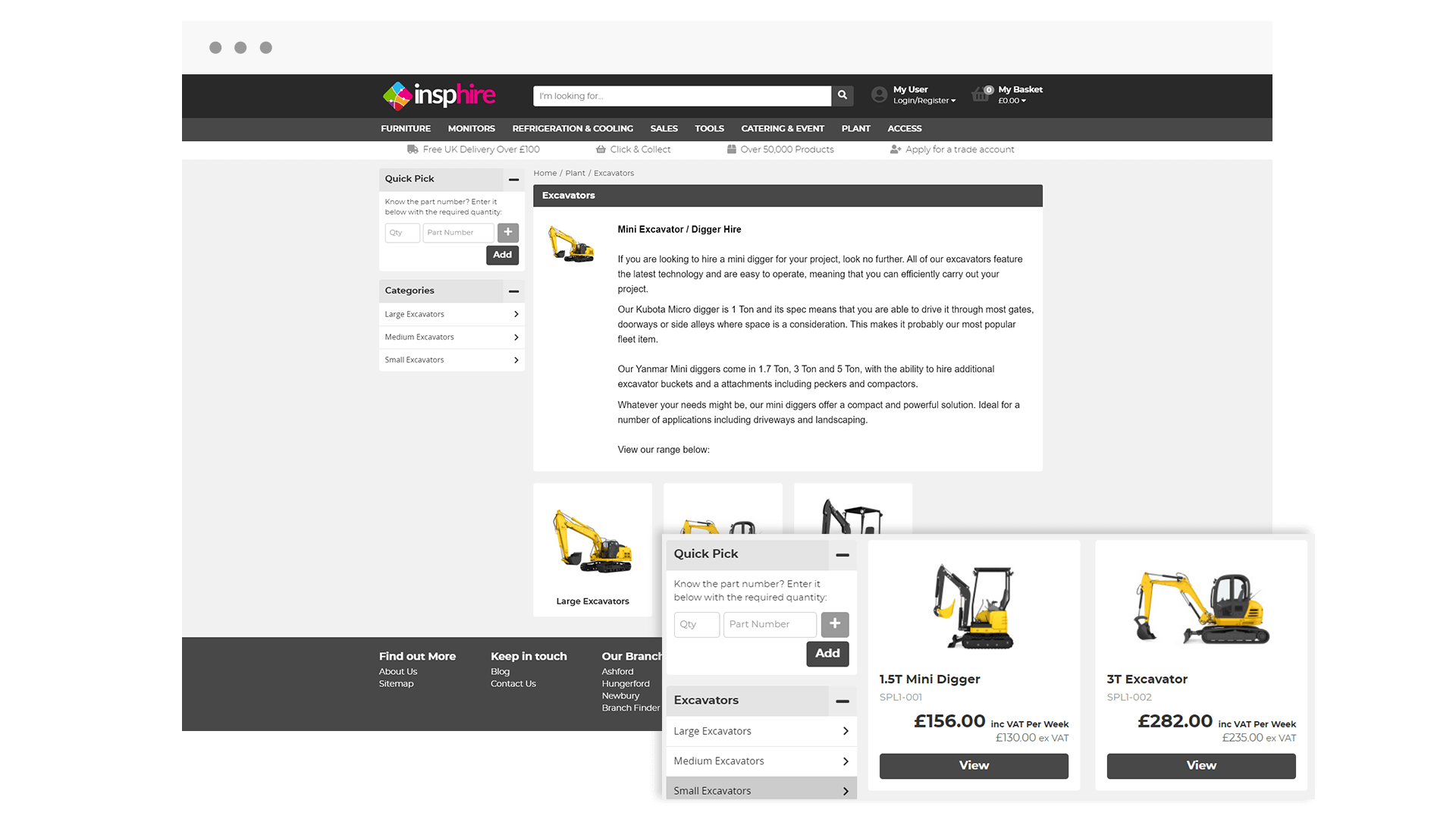 InspHire WebPro eCommerce solution